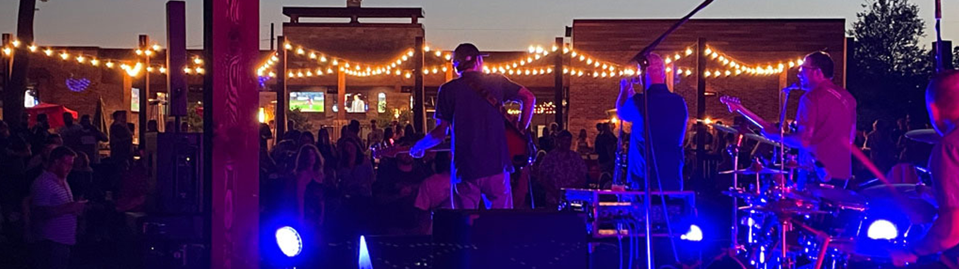 Band on stage